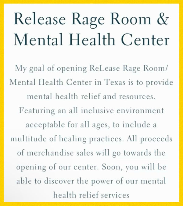 ReLease Rage Room/Mental Health Relief Center